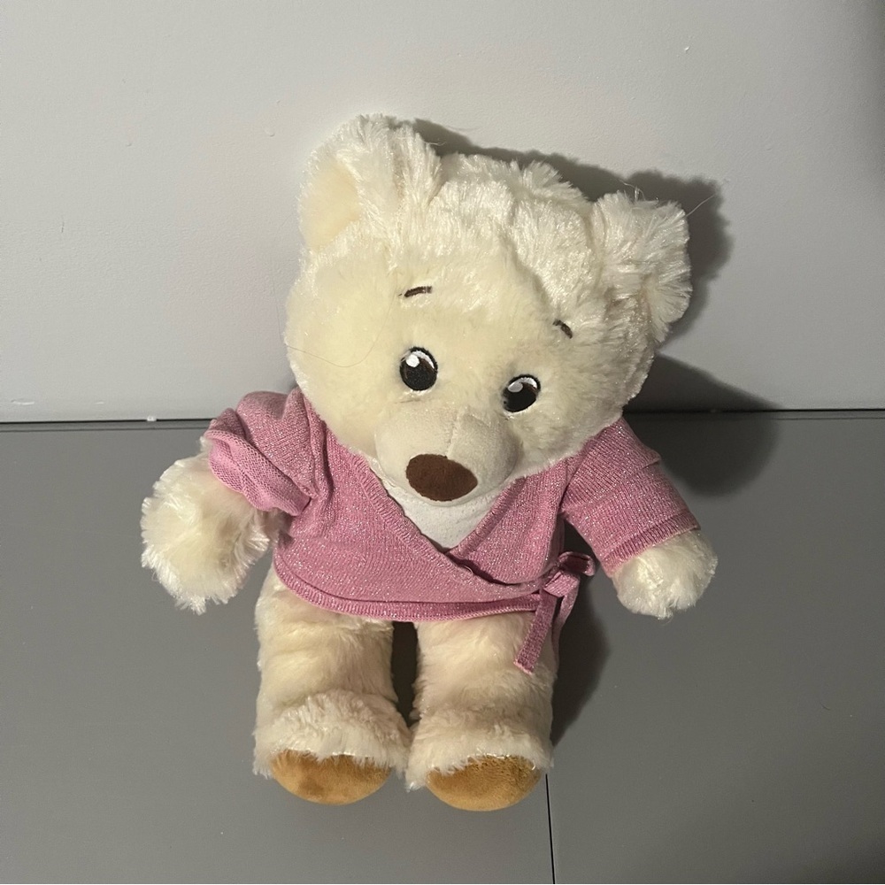 Build-A-Bear Workshop Teddy Bear Pink Wrap Shirt 2022 - Picture 4 of 12